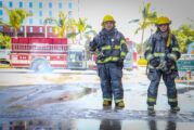 Seguridad y Bomberos cumplen en el ejercicio realizado en el recinto portuario