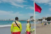 Por efecto de marejada, colocan banderas rojas en 10 playas