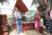 Entregan materiales a 332 familias de la zona rural del municipio