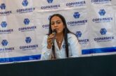 Melissa Madero comparte charla con empresarios de Coparmex