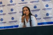Melissa Madero comparte charla con empresarios de Coparmex