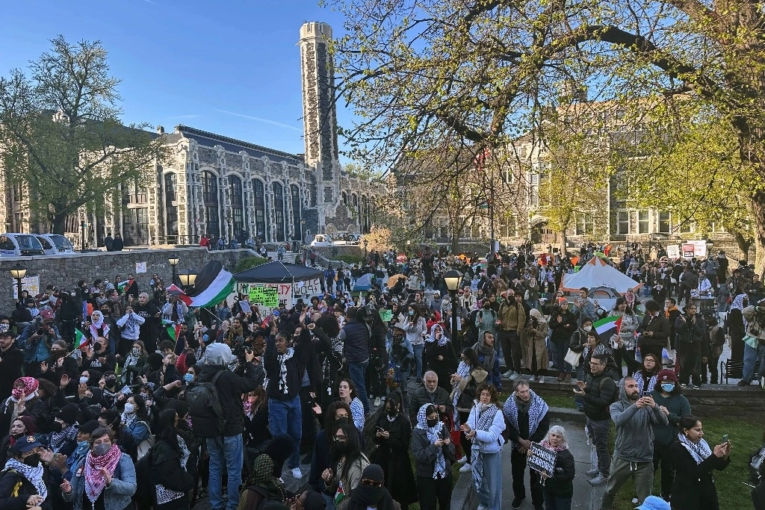Más de 8 mil acciones de protesta en EU por solidaridad con Palestina