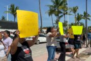Protestan por muerte de paciente en la 42 del IMSS