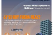 Se acerca el Segundo Simulacro Nacional 2025