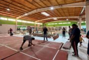 El Polideportivo de la Bobadilla, listo para recibir a los atletas tras las lluvias
