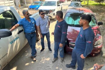 SEAPAL Vallarta continúa labores de desazolve al drenaje en Parque Las Palmas