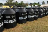 Tras la sexta entrega en La Floresta, 300 hogares más ya cuentan con un tinaco gratuito