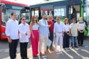 Munguía agradece a Lemus por la entrega de 31 unidades de transporte público para Puerto Vallarta