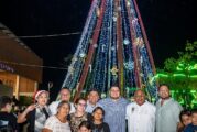 “Renace la Magia” ilumina La Lija con el encendido del árbol navideño