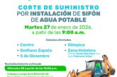Por obras en calle México, habrá corte de suministro de agua en la zona Centro