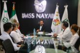 Refuerzan CUCosta e IMSS Nayarit colaboración académica y en salud