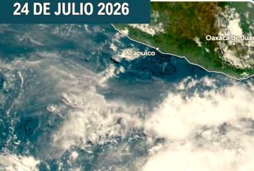 Depresión Tropical 7-E se fortalece en el Pacífico; prevén aumento del oleaje en costas de Jalisco