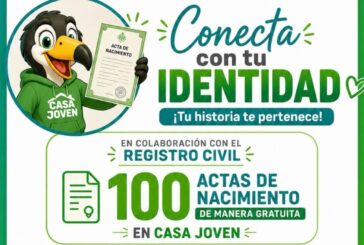 Casa Joven Coapinole acercará expedición gratuita de actas de nacimiento
