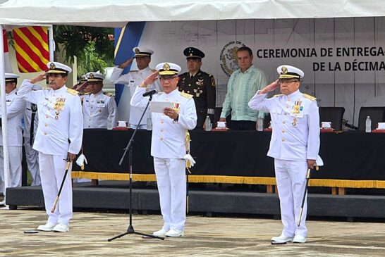 Vicealmirante Tayatzin Guerrero Mendoza asume el mando de la Décima Segunda Zona Naval en Puerto Vallarta