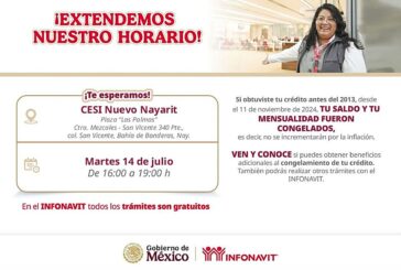 Infonavit extiende su horario de atención en sus oficinas de Bahía de Banderas