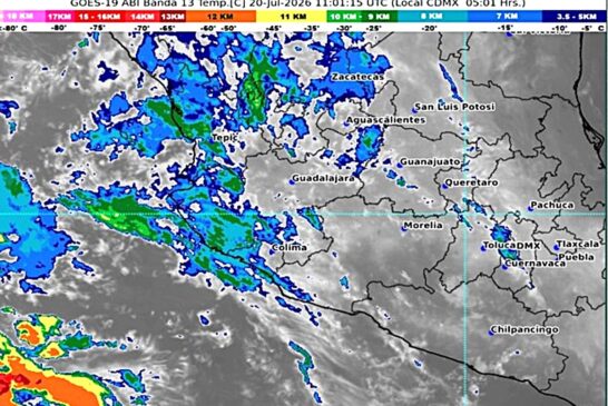 Pronostican lluvias fuertes, oleaje elevado y rachas de viento en Jalisco durante la semana