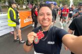 Beatriz Martínez, la bombera vallartense que logra histórico primer lugar en carrera de Guadalajara