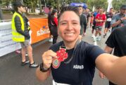 Beatriz Martínez, la bombera vallartense que logra histórico primer lugar en carrera de Guadalajara