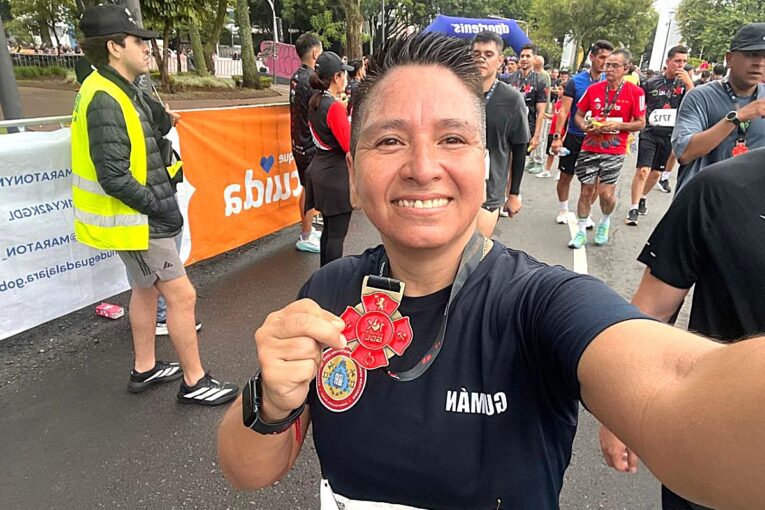 Bombera Beatriz Martínez