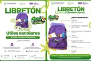 Súmate al “libretón” con la donación de útiles escolares