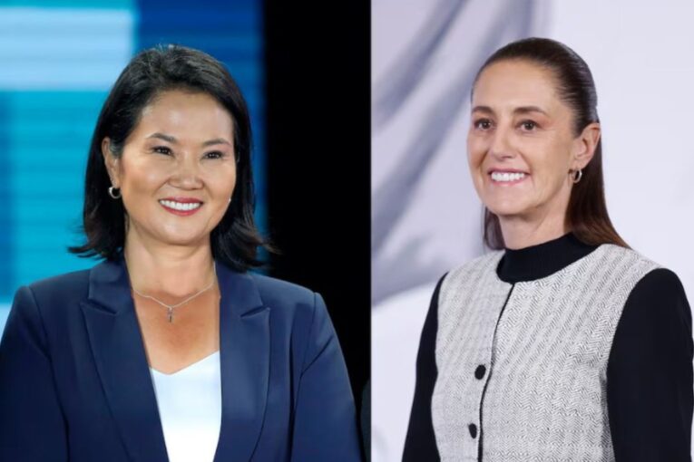 Keiko Fujimori y Claudia Sheinbaum
