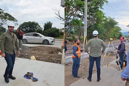 Munguía supervisa Avenida Federación previo a su apertura vehicular; abrirá en 2 etapas