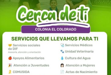 Llevarán servicios gratuitos a familias de El Colorado