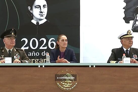 Sheinbaum y Lemus encabezan ceremonia militar en el Colegio del Aire de Zapopan