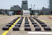 Marina asegura más de 1.6 toneladas de presunta cocaína en una operación marítima frente a costas de Michoacán