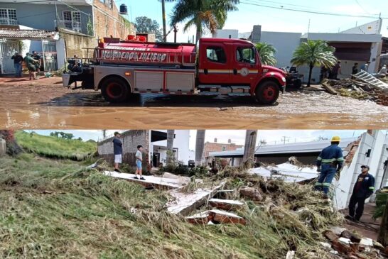 Mantiene Gobierno de Jalisco atención a familias afectadas por lluvias en Zapotlanejo