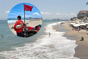 Ojo al mar: varias playas de Puerto Vallarta tienen bandera roja y morada
