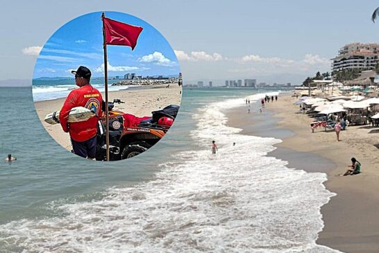 Ojo al mar: varias playas de Puerto Vallarta tienen bandera roja y morada