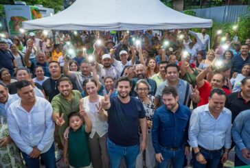Luis Munguía inaugura circuito de calles en la colonia Santo Domingo Ixtapa
