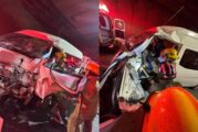 Rescatan a hombre prensado tras choque dentro del Túnel Grande de Puerto Vallarta