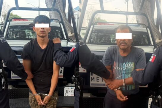 Capturan a dos sujetos con presunto “crystal” en Guadalajara