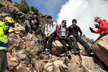 Joven baja del Nevado de Colima por ayuda y permite localizar a su grupo