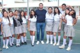 Presidente Munguía dialoga con estudiantes y personal de la Secundaria Técnica 56 para evaluar necesidades