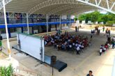 Entrega Luis Munguía domo en primaria de Ecoterra