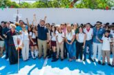 Inaugura Munguía nuevo bebedero escolar en la Secundaria 29