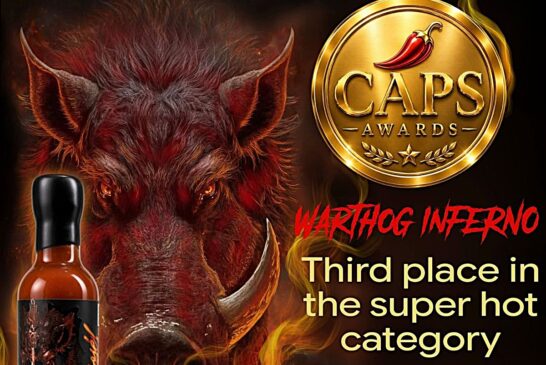 Salsa mexicana Warthog Inferno obtiene tercer lugar en premios internacionales CAPS