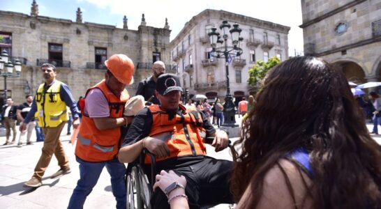 Simulacro de sismo en Jalisco