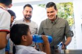Inaugura Carlos Ruiz bebederos en la Primaria Juan Escutia de Ramblases