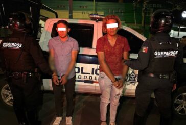 Detienen a Jasiel “N” y Juan “N” con más de un kilo de aparente crystal en Tlajomulco
