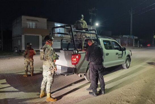 Marina, Ejército y policías realizan recorridos de seguridad en Puerto Vallarta